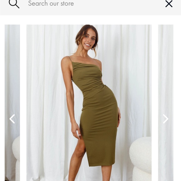 NWT Selfie Leslie Asymmetrical Cutout Dress - Picture 8 of 11